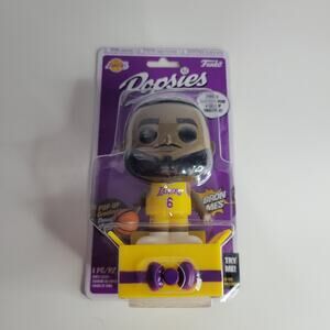 NBA LA Lakers LeBron James Funko Popsies purple gold basketball figure toy